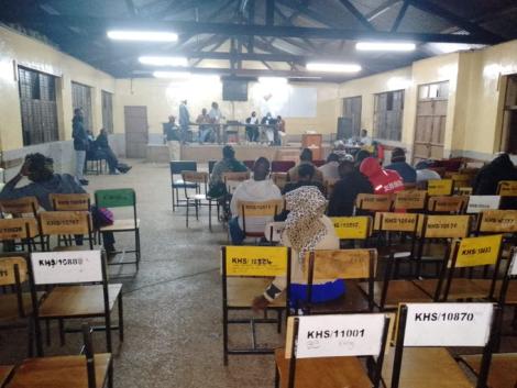 Baringo Central constituency UDA primaries and tallying were conducted at Kabarnet High School on Thursday, April 14, 2022