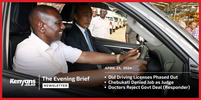 🔴 Ruto to Abolish Old Driving Licenses, Chebukati Denied Job